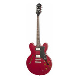 Guitarra Elétrica EpiPhone Original Es Es-335 De  Bordo Cherry Níquel Com Diapasão De Louro Indiano