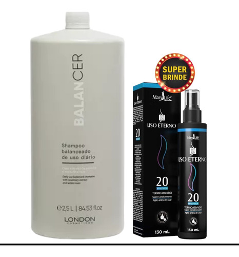 Shampoo Balancer Hidratante 12 Oil Complex London 2,5l