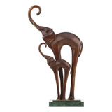 Escultura De Metal, Oficina, Elefante, Elefante, Latón