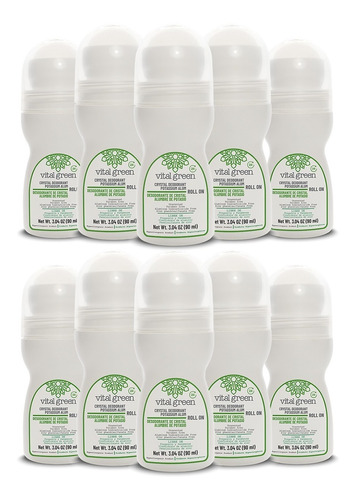 Vital Green Desodorante Roll On Natural 90ml (paq 12 Unds)