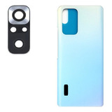 Tapa Trasera Para Xiaomi Redmi Note 10 Pro Azul+cristal Cama