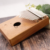 Kalimba Mbira - Piano De Dedo Con 17 Llaves (caoba Maciza, C