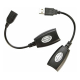 Extensão Usb Via Cabo De Rede Lan 45m