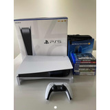 Playstation 5 Edição Standard + Headset Sony Gold + 9 Jogos