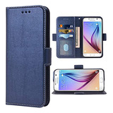 Compatible Con Samsung Galaxy S6 Active - Funda Tipo Cartera