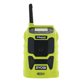 Radio Compacta Bluetooth Aux Fm Am P742 Ryobi One+ 18v