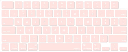 Protector De Teclado Rosa Para Macbook Air A2442