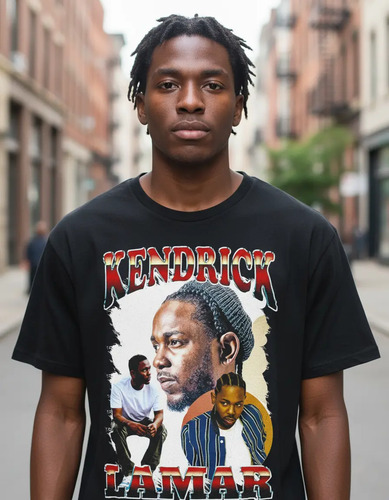 Playera Cuello Redondo Kendrick Lamar 2 Ideal
