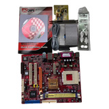 Placa Mãe Pcchips M863g Ddr3 - Soquete 462 - C/acessórios