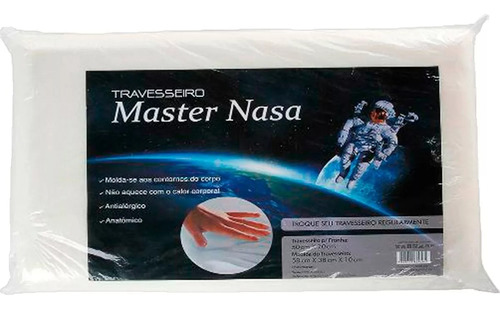 Kit Travesseiro Nasa 4 Peças - Antialérgico - Toque Macio