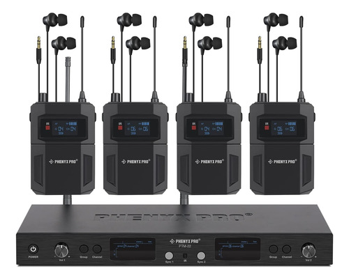 Phenyx Pro Uhf Wireless In Ear Monitor System, Iem Mono De 2