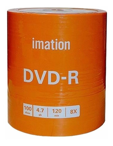 Dvd-r Imation O Memorex Estampado X100 