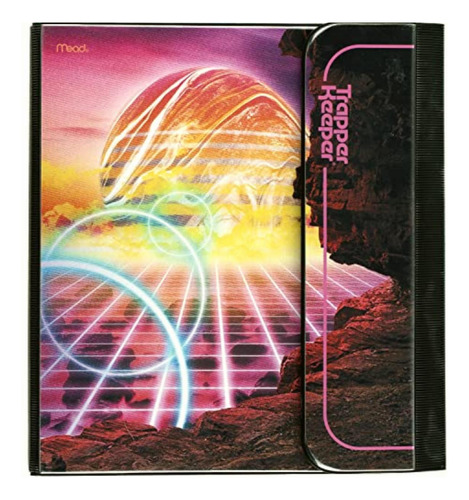 Trapper Keeper Binder, Retro Design, 1 Inch Binder Includes