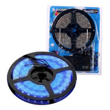 Tira Led Azul Rgb C/fuente 12v Autoadhesivo 5mtrs Int/ext