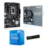 Kit Intel 12ª Geração I5 12400 + H610m-e D4 +  8 Gb 3200