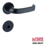 Fechadura Banheiro 6521 St2 55mm Preta Fosca La Fonte Cor Preto