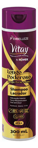 Shampoo Liberado Reconstrucao Longo Poderoso Novex 300ml