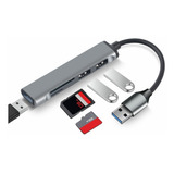 Hub Multi Puertos Usb Y Tarjeta Sd Y Micro Sd Divisor Usb