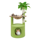 Árbol Para Gatos De 89 Cm Con Hamaca Y Condominio.