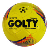 Balón Futbol Golty Gambeta #3 Fundamentacion Color Amarillo