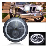 Faros Led Ángel Ojo 7  Wrangler Jeep Vocho