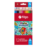 Lapices De Color Acuarelables Filgo X 12 Colores + 1 Pincel