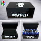 Porta Jogos Case Ps4/ps5/xbox One Cod Black Ops (caveira)