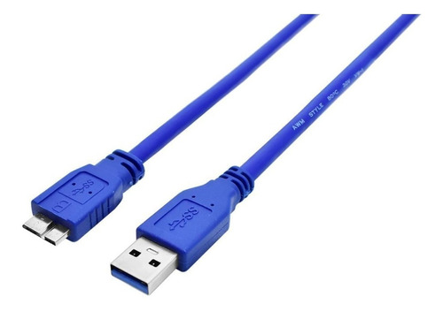 Cable Usb 3.0 Am A Micro Usb B 3.0 1.8m Para Discos Externos