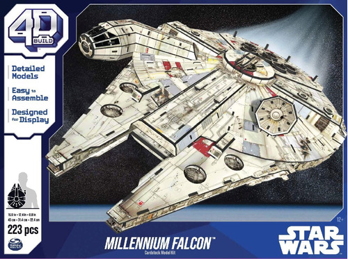 Star Wars Millenium Falcon Puzzle 4d Int 29945 Spin Master