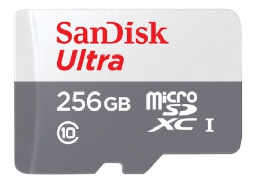 Cartão De Memória Sandisk Ultra 256gb 100mb/s Full Hd Micro 