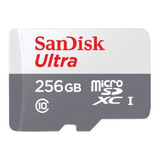 Cartão De Memória Sandisk Ultra 256gb 100mb/s Full Hd Micro