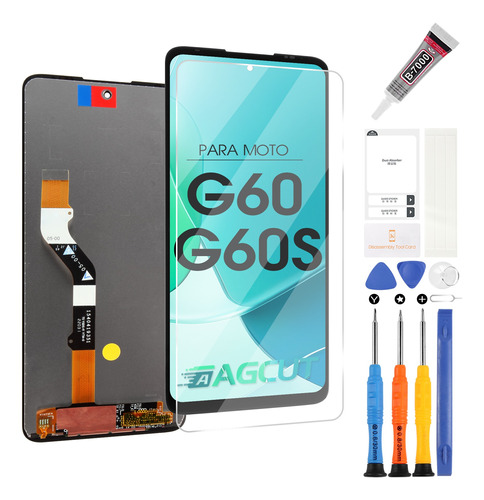 Para Moto G60 G60s Xt2133-2 G40 Fusion Pantalla Táctil Lcd