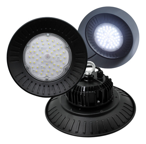 Super Lampara Led Industrial T/ Campana Ufo 50w Hq 500w Exte