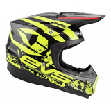 Casco Evs Motocross T5 Amarillo Negro Motos Miguel