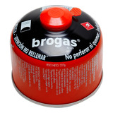 Cartucho Gas Butano Brogas 230g A Rosca Descartable Camping