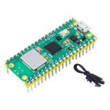 Placa Raspberry Pi Pico W Wifi Rp2040 Arm 133mhz + Cabo