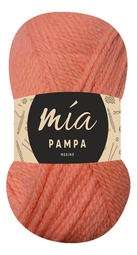 Lanas Pampa Merino Semigruesa Mia Ovillo - 500 Gr Por Color