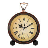 Reloj Despertador Analógico Retro Vintage De 5.0 in, Súper S