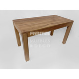 Mesa Rectangular De Comedor Con Patas Anchas En Petiribí.