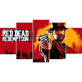 Quadro Decorativo Capa Red Dead Redemption 2 Game Promoção