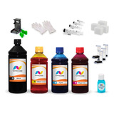 Kit 4 Tinta Para Lexmark X-1185 16 17 E 26 27 2,5 Litros