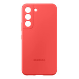 Funda Original De Silicona Para Samsung S22 Coral 