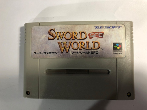 Juego Nintendo Super Famicom Sword World