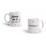 Taza Ceramica Propuesta - Novia Madrina Abuela Personalizada