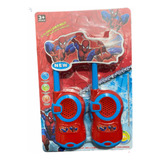 Walkie-talkie Infantil Homem Aranha Radio De Brinquedo