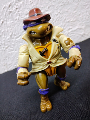 Tortuga Ninja Donatello Undercover Vintage 1990 Playmates 