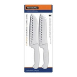 Set De Cuchillos Tramontina Prof Nsf (2 Santoku Y 2 Chef)  