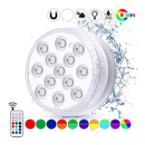 Luz Led Rgb Inalámbrica Ambiente Fiesta Impermeable Acuario