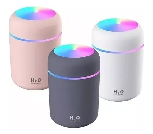 Humidificador Difusor Aroma Ambientador Luz Led H2o