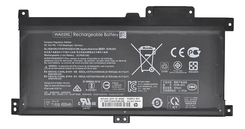 Bateria Hp X360 15-br007tx 15-br Wa03xl Hstnn-ub7h Tpn-w126